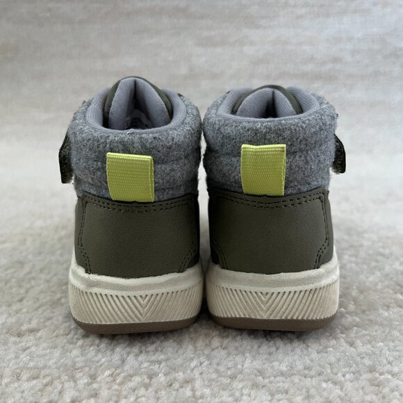 Cat & Jack Green Toddler Boots Shoes 6 - Picture 5 of 9